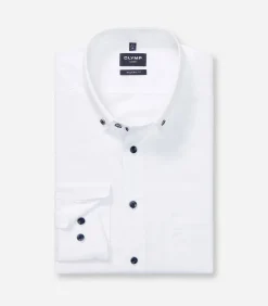 Overhemd Luxor Modern Fit Button Down Wit