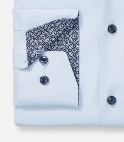 Overhemd Modern Fit 24/7 Stretch Lichtblauw