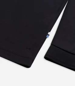 Overhemd Zip Pullover Zwart