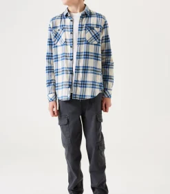 Overhemd met geruite print