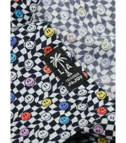 Overhemd met lange mouwen en smiley print