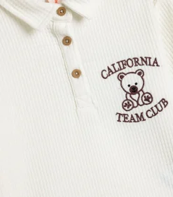 Overhemdkraag geborduurd Sweatshirt