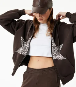 Oversized Sweatshirt met Sterapplicatie