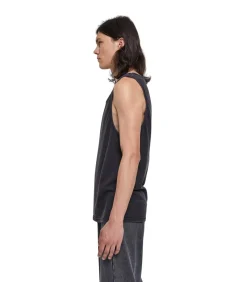 Oversized zuurgewassen tank top
