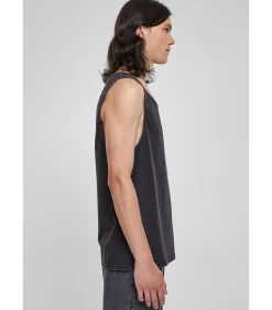 Oversized zuurgewassen tank top