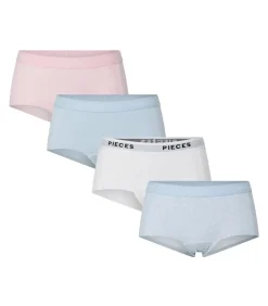 4-Pack Dames shorts - Solid - Katoenen dames onderbroek - Multipack - Voordeelverpakking