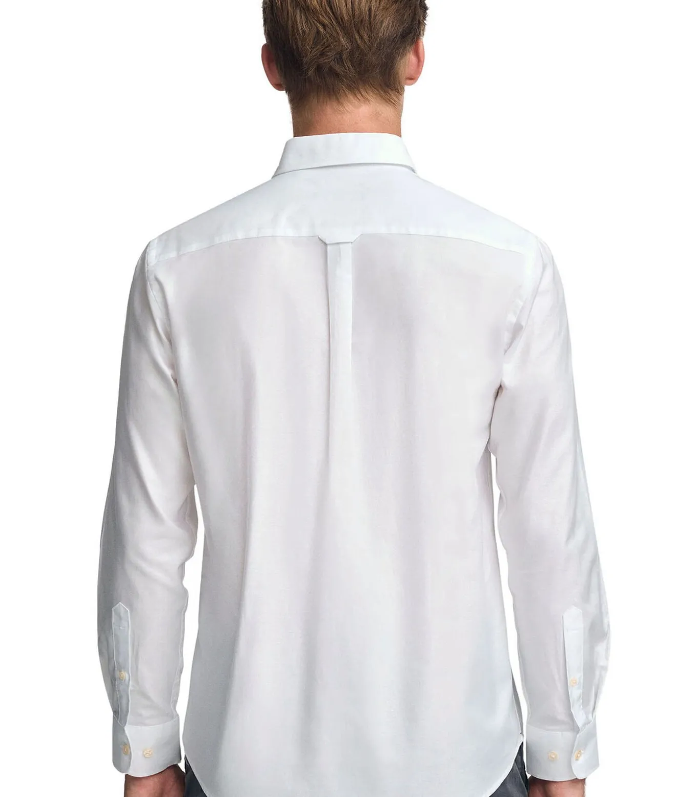 Pack van twee herenhemden in hemelblauw en wit met relaxed fit en Rigby Go-logo