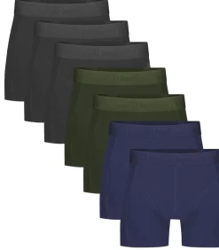 7-pak heren boxers - Rico - Zwart/Blauw/Groen - Multipack bamboe heren onderbroeken