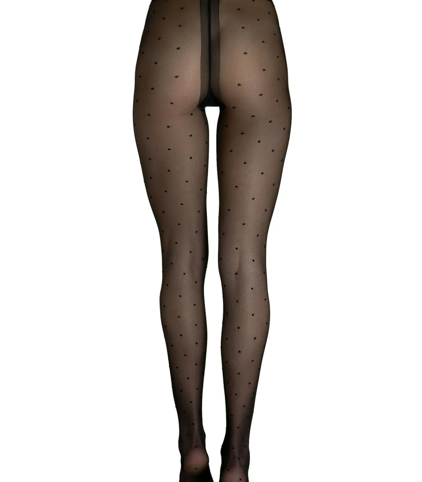 Panty 20 DEN met stippen Fashion Dots zwart