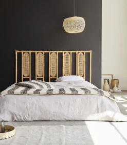 Paulette - Hoofdbord van gevlochten riet 160 cm