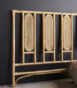 Paulette - Hoofdbord van gevlochten riet 160 cm