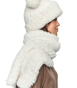 PC1 sjaal en muts met oren set STYLE ADD