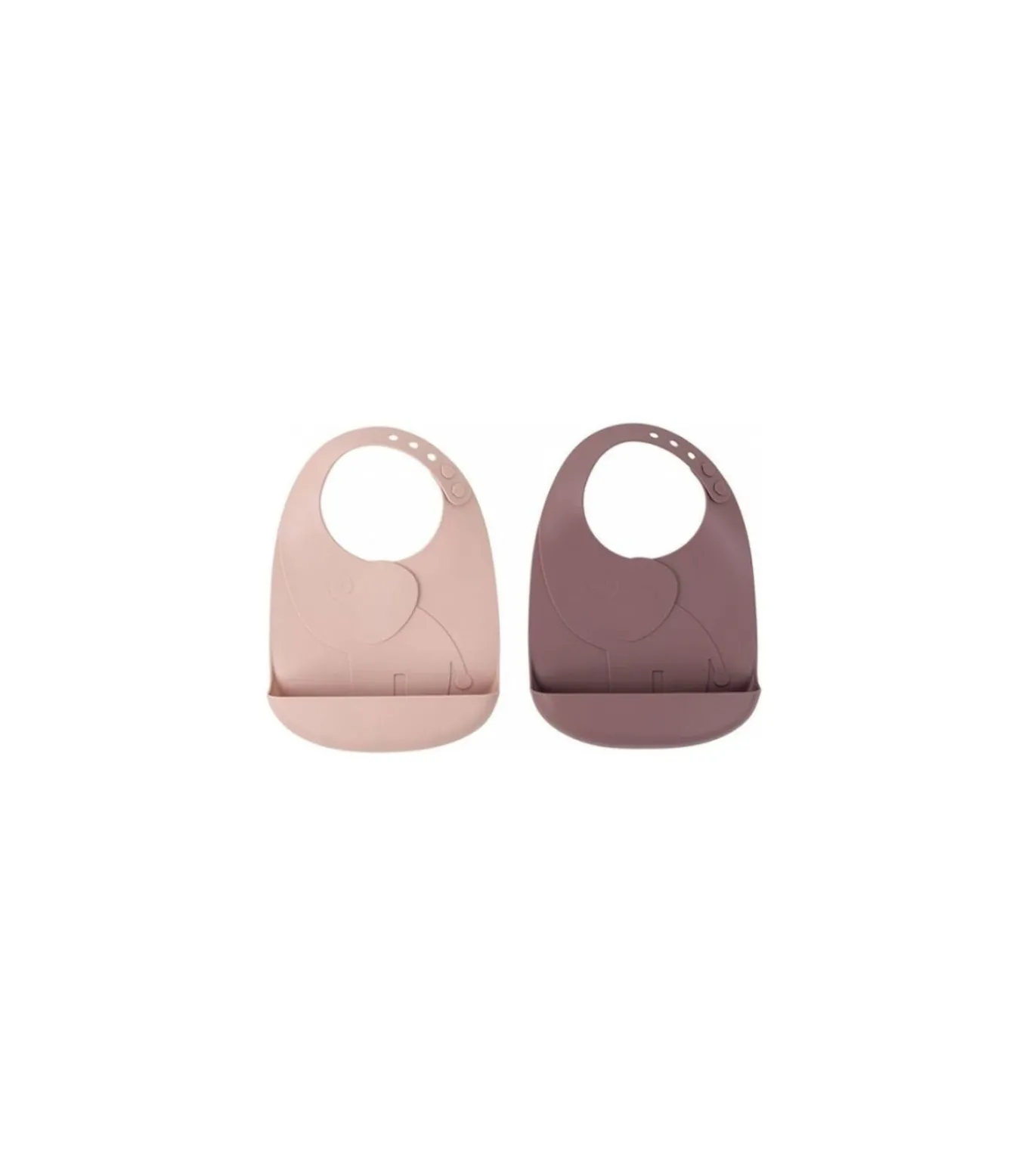 Peekaboo bib 2-pack Elphee Powder