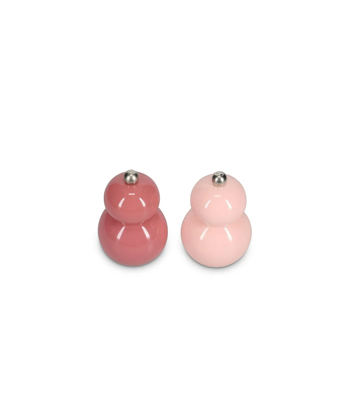 Peper/zoutmolen H12cm roze Betty - set/2