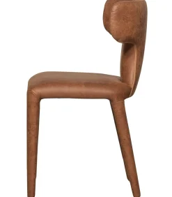 Permit Eetkamerstoelen - Leerlook - Cognac - Set van 6