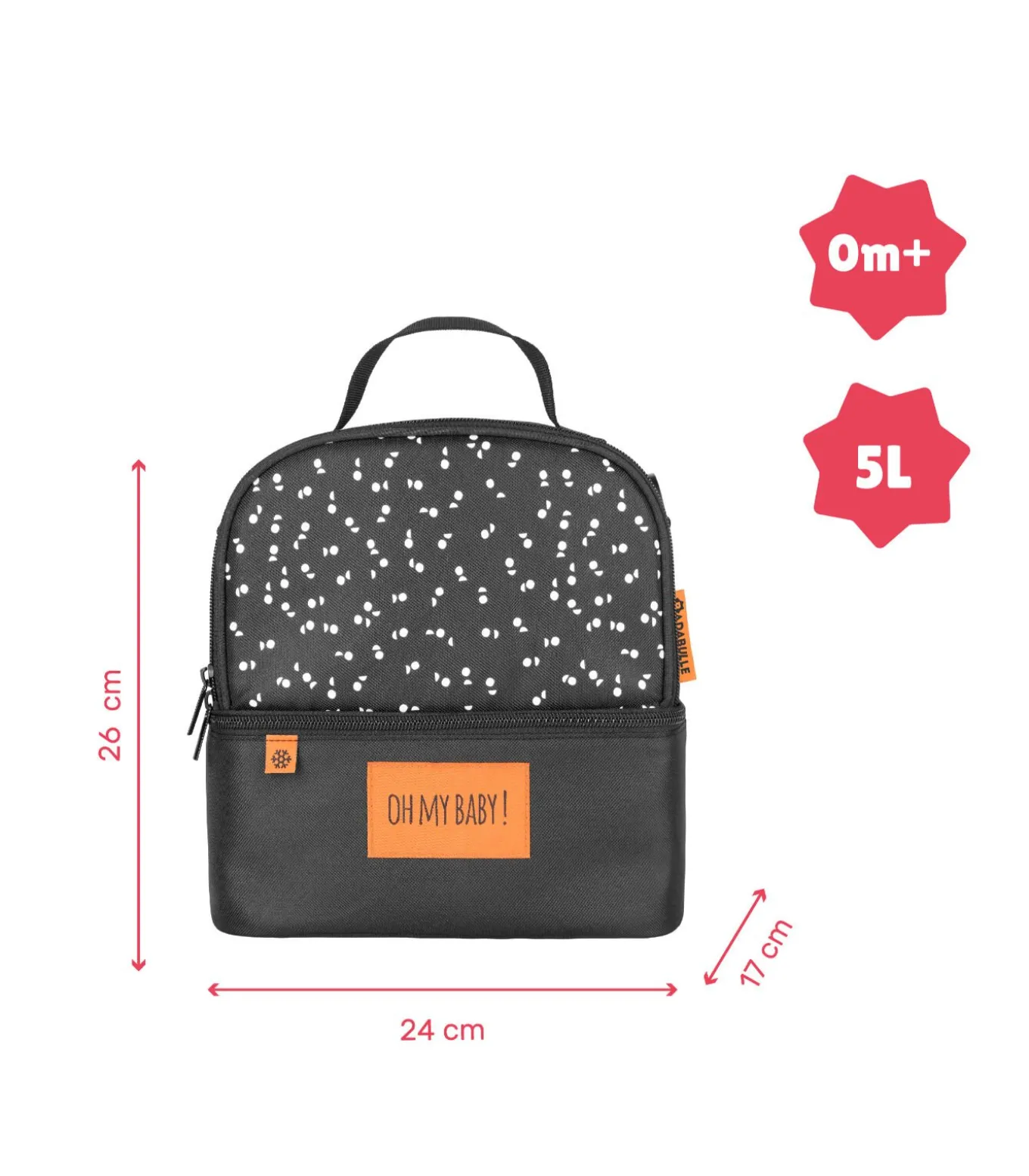 Pick & Go geïsoleerde lunchtas met meerdere vakken