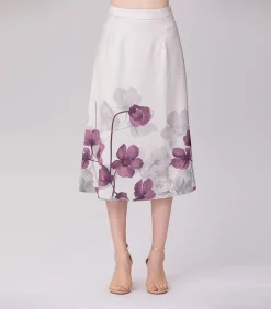 Plaatsing Trapezerok met bloemenprint