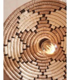 Plafonniere Andros - Naturel/Wit - Ø45cm