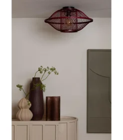 Plafonniere Maui - Bordeaux - Ø50cm