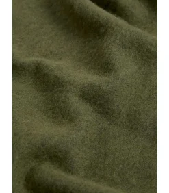Plain lambswool scarf - deep depths