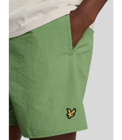 Plain swimshort - smoke green