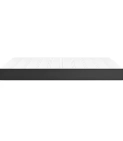 Pocketveringmatras 140x200x20 cm kunstleer zwart