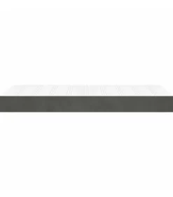 Pocketveringmatras 80x220x20 cm fluweel donkergrijs