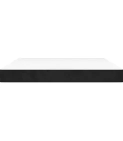 Pocketveringmatras 180x200x20 cm fluweel zwart