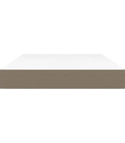 Pocketveringmatras 120x200x20 cm stof taupe