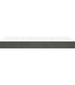 Pocketveringmatras 100x220x20 cm fluweel donkergrijs