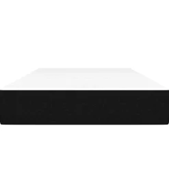 Pocketveringmatras 100x200x20 cm stof zwart