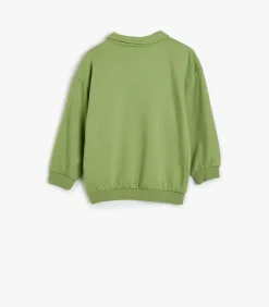 Polokraag Met drukwerk Sweatshirt