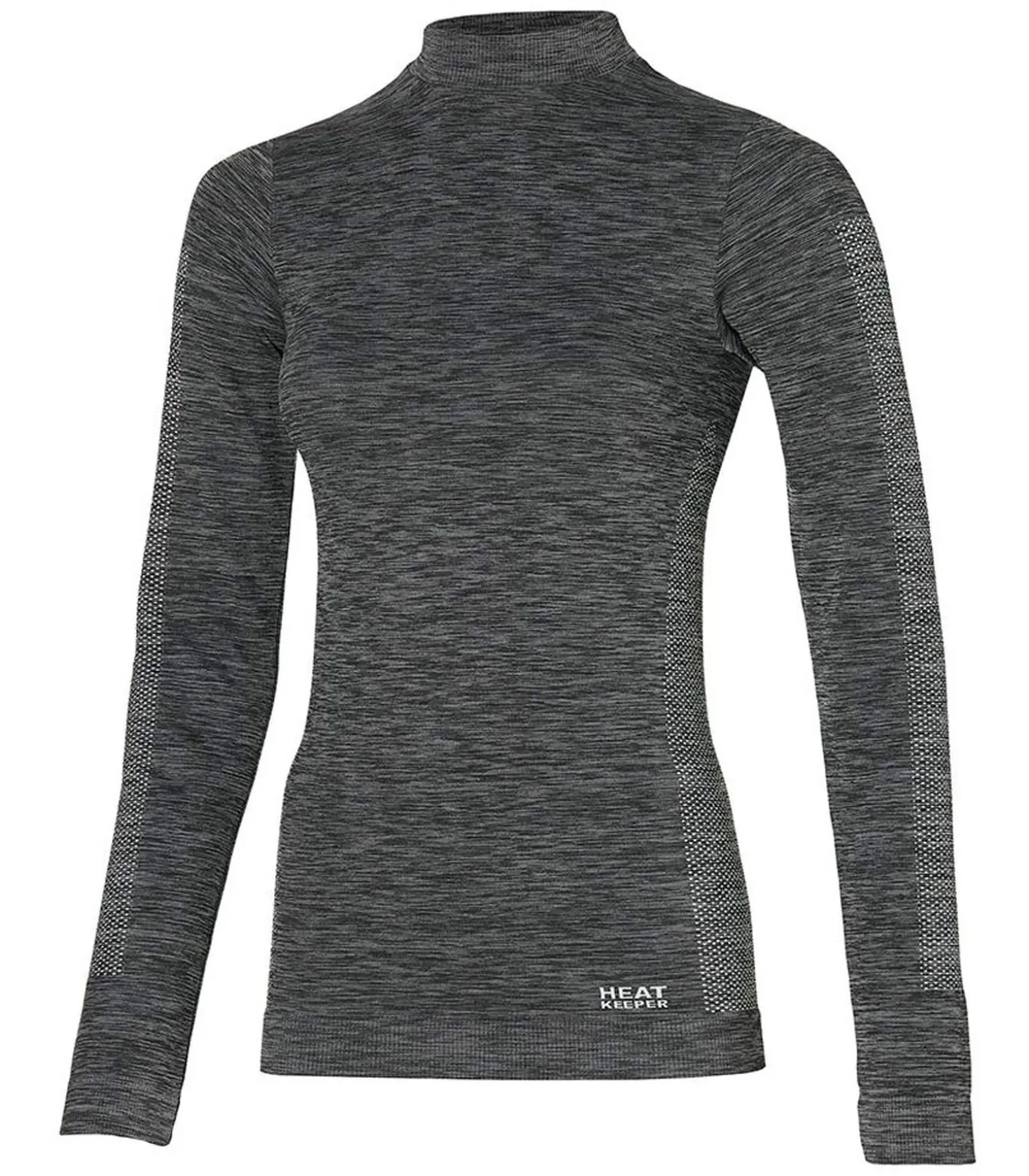 Premium Thermoshirt Dames 4-pack Zwart Melange
