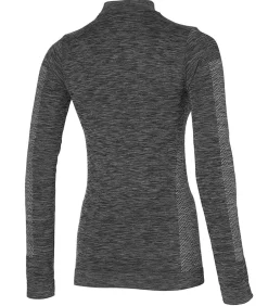 Premium Thermoshirt Dames 4-pack Zwart Melange