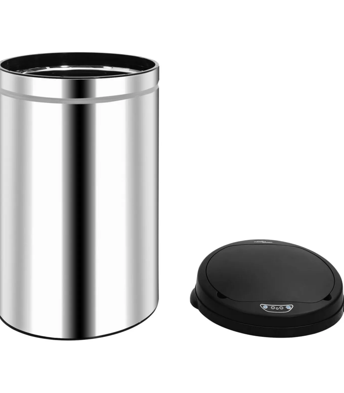 Prullenbak met automatische sensor 40 L roestvrij staal