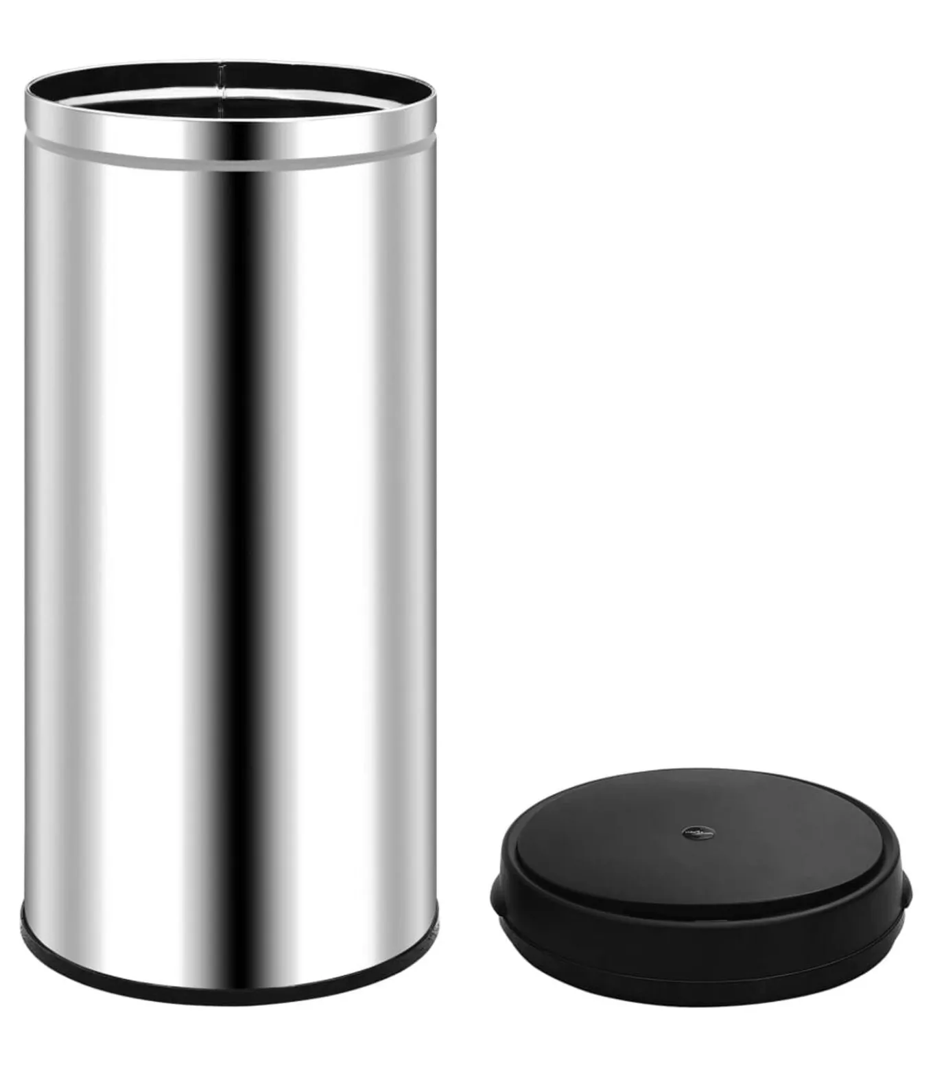 Prullenbak met automatische sensor 80 L roestvrij staal