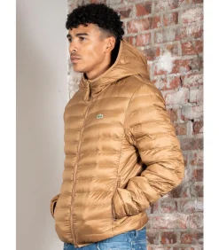 Puffer jacket - dark tate