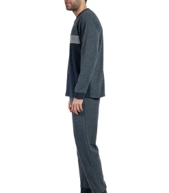 Pyjama broek top lange mouwen Grigio