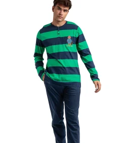 Pyjama broek top lange mouwen Rugby Paws Paddington