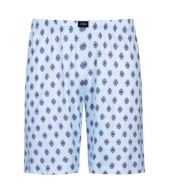 Pyjama Lounge Short Lichtblauw Print