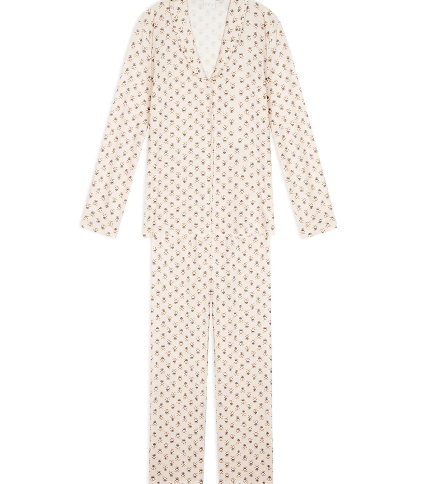 Pyjama met knopen van modal katoen TEA TIME 106