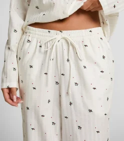 Pyjamabroek met maretakprint