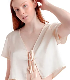 Pyjamashort satijnen hemdje Sweet Luxe