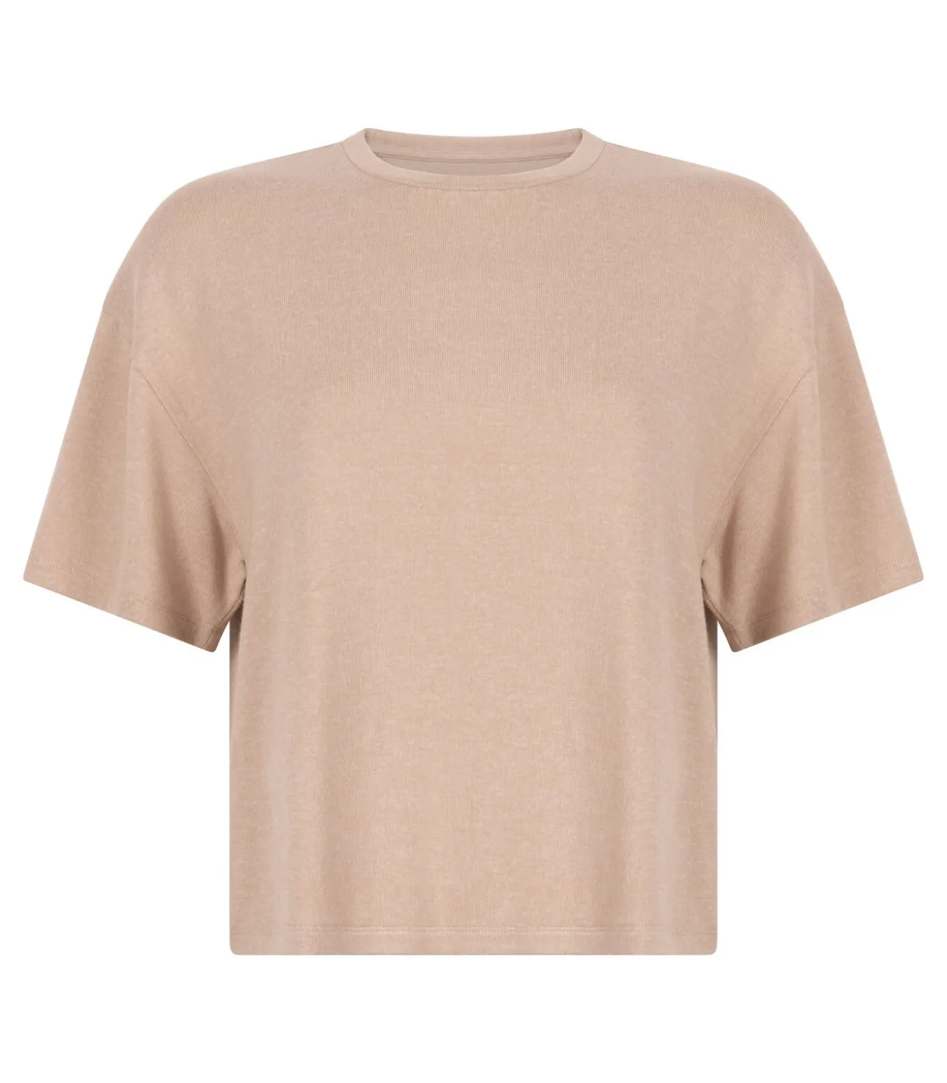 Pyjamatop van geborstelde jersey