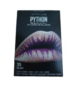 Python metalen lippenstiftset