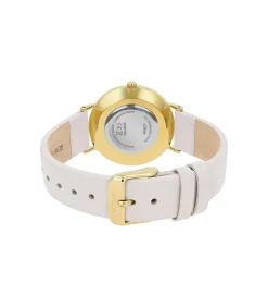 Quarzuhr voor dames, roestvrij staal | kunstleer