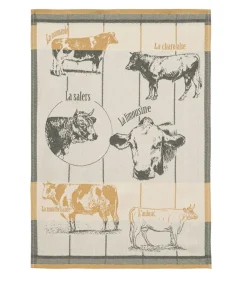 Races bovines - Tafellinnen Theedoek