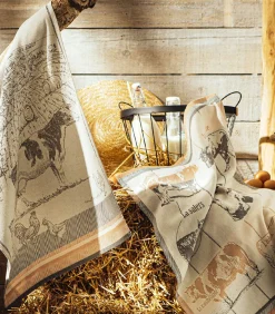 Races bovines - Tafellinnen Theedoek