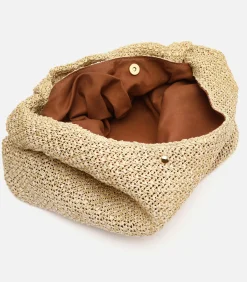 Raffia tas Vrouw Pologi Beige