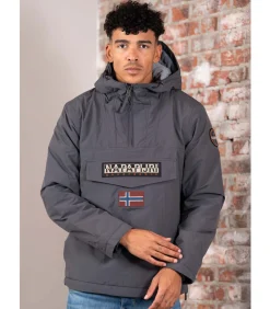 Rainforest winter - dark grey solid